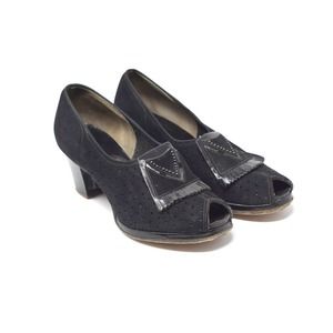 Sold// 1940s Red Cross Vintage Women's Shoes/ Sz 5